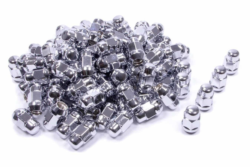 100 Lugnuts 14mm X 1.5 Acorn Bulge Closed - 41148