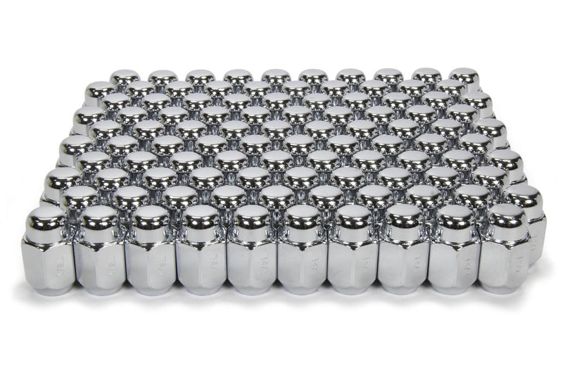 100 Lugnuts 1/2 Acorn 13/16 Hex - 71188