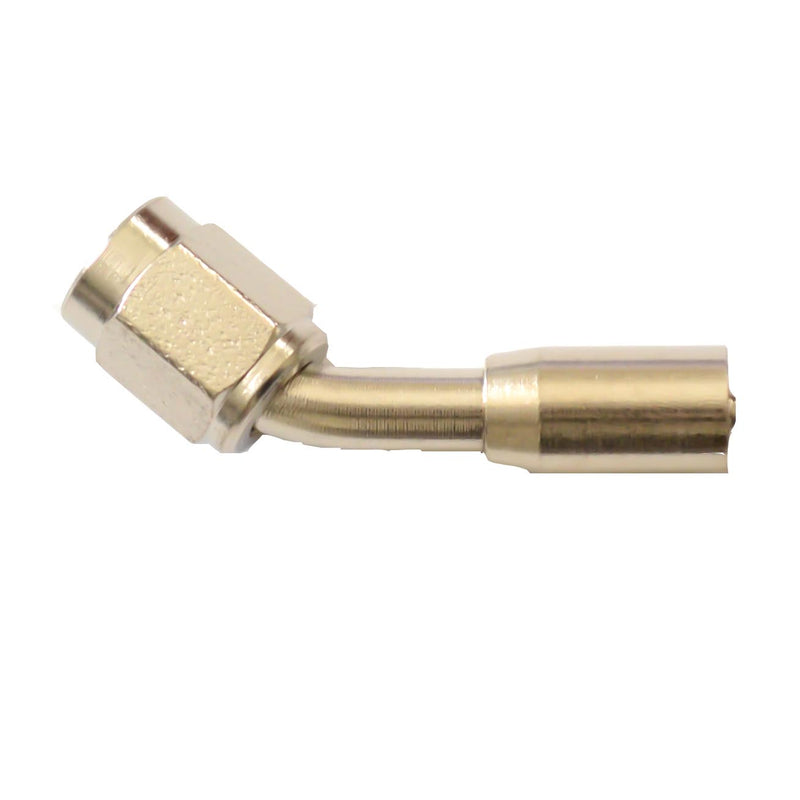 Crimp PTFE Hose End 45° | -03 - PHG3457