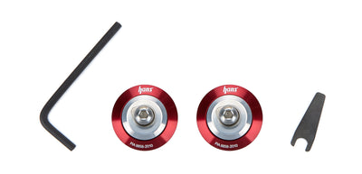 HELMET ATTACHMENT RED ANCHORS