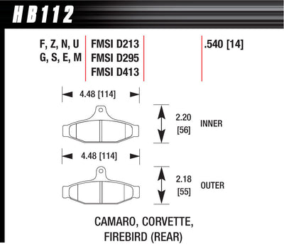 HP PLUS BRAKE PADS
