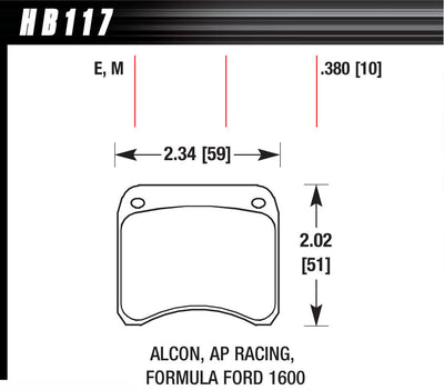 BRAKE PADS RACE BLUE