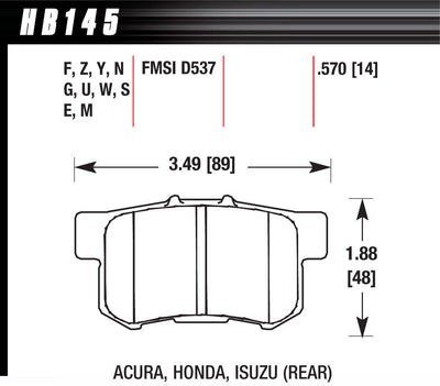 HP PLUS BRAKE PADS