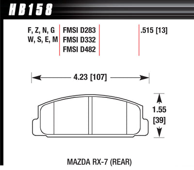 HPS BRAKE PADS
