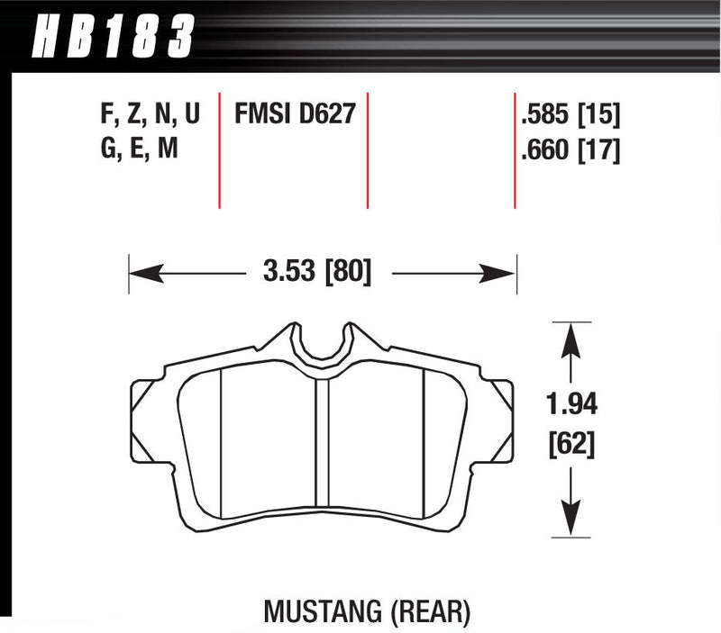 HPS BRAKE PADS