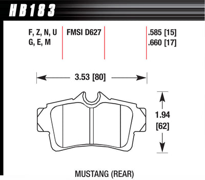 HPS BRAKE PADS