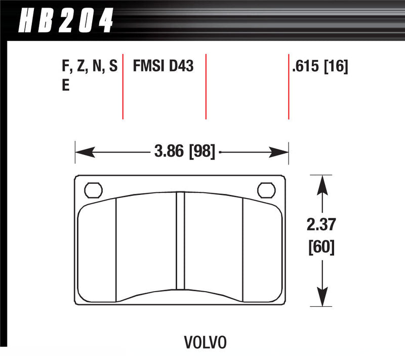 BRAKE PADS STREET HP PLUS