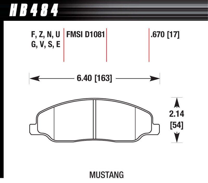 BRAKE PADS STREET HPS