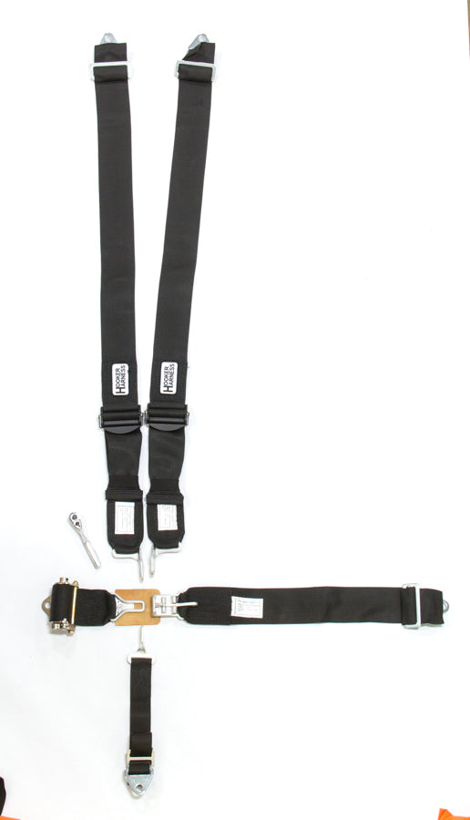 5-Pt Harness Alum. LL Ratchet Adj Black - 51010