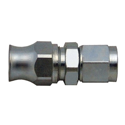 Reusable PTFE Hose End -08 Straight Steel - PHJ08007