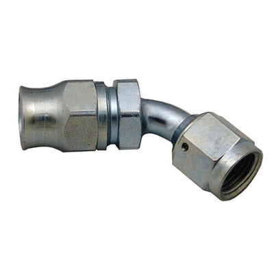 Reusable PTFE Hose End -06 x 45° Steel - PHJ06457