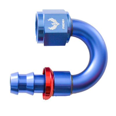Push-Lok Hose End -08 x 180° - PHJ381802