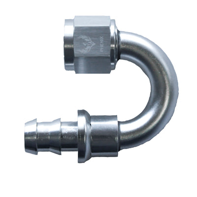 Push-Lok Hose End -08 x 180° - PHJ381805