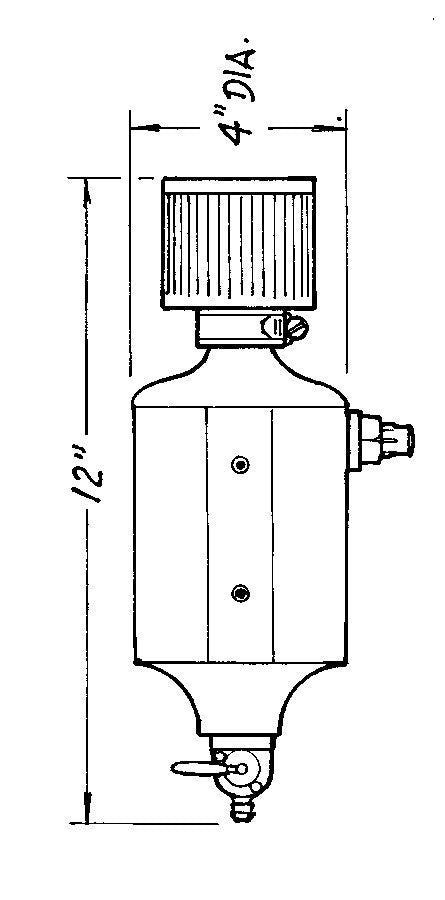 1 Qt Black Breather with/ AN-6 - 60502501