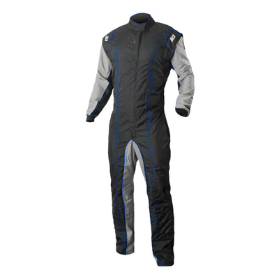 Suit Karting GK2 Adult 2X-Large Black/Blue - 10GK2B2XL