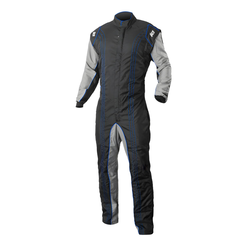 Suit Karting GK2 Adult 2X-Large Black/Blue - 10GK2B2XL