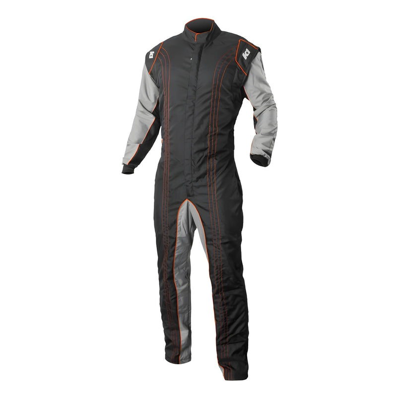 Suit Karting GK2 Adult Large/XL Black/Orange - 10GK2OLXL