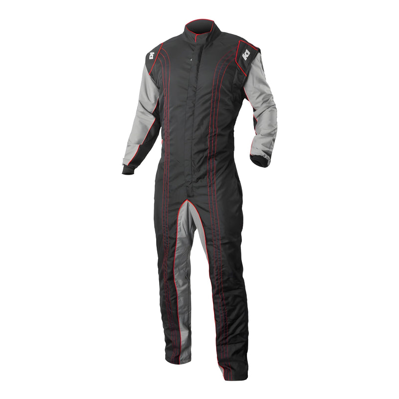 Suit Karting GK2 Youth 6X-Small Black/Red - 10GK2R6XS