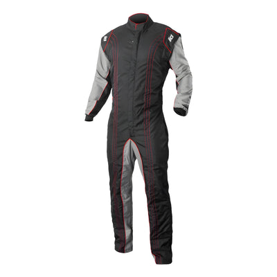 Suit Karting GK2 Adult Large Black/Red - 10GK2RL