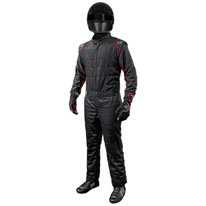Suit Outlaw Large Black / Red SFI 3.2A/5 - 20OTLNRL