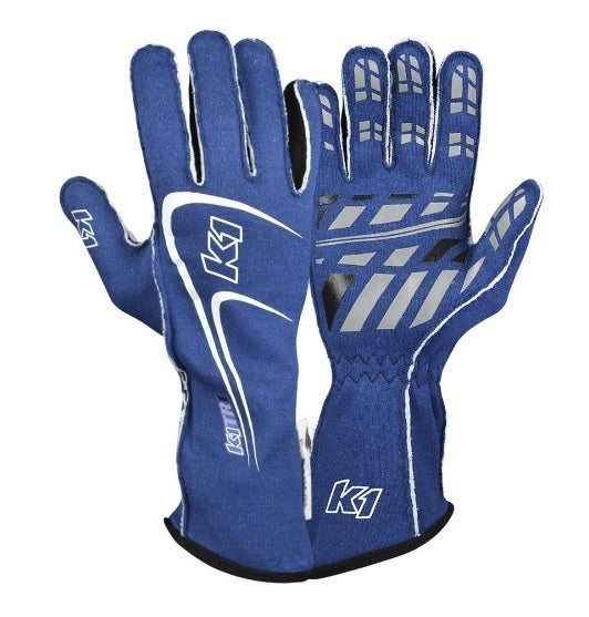 Glove Track1 Blue Medium SFI 5 - 23TR1BM