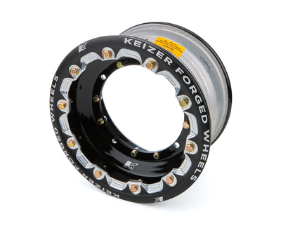 Wheel 4-Pin 10x6 3in BS w/Bdlk & Tabs Black - 1063FBLBT