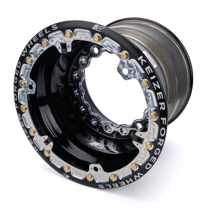 Wheel Wide 5 15x14 6in BS Forged Beadlock Black