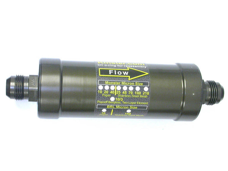 Filter; in-line 12AN mal e flare ends hard anodiz - 8556100