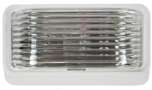 LED Porch Light Bwht Clr Lens - 20672