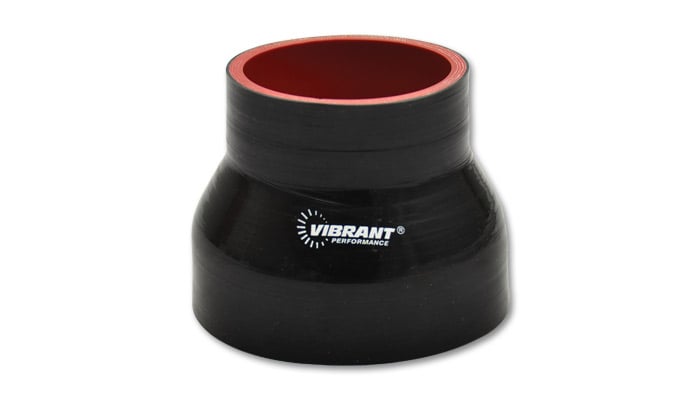Reducer Coupler, 2.00" I.D. x 2.75" I.D. x 3.00" long - Black - VIB2778