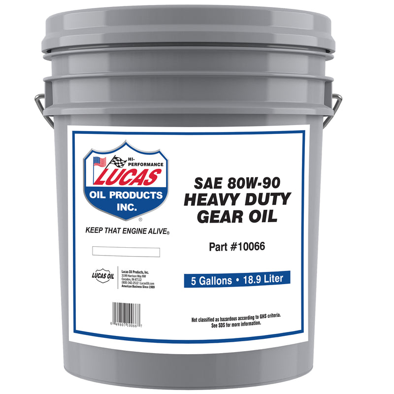 SAE 80W-90 Gear Oil 5 Gallon Pail