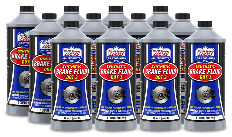 Brake Fluid Dot 3 Case 12x1 Qt