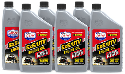 Synthetic 5w50 SXS Oil Case 6 x 1 Quart