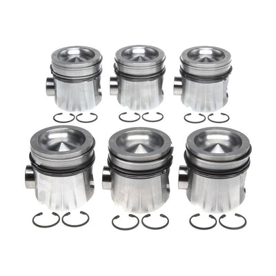 PISTONS WITH RINGS SET OF 6