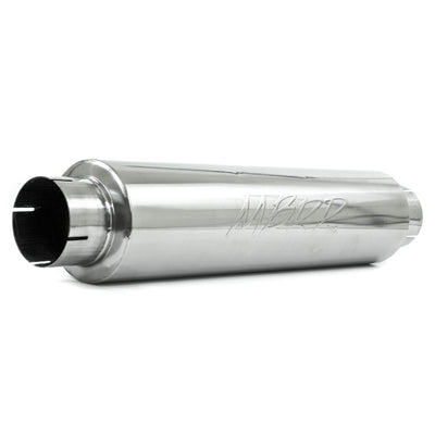 MUFFLER DIESEL ROUND SS 4IN