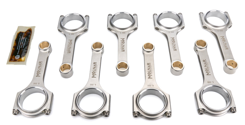 6.000 H-Beam Rod Set SBC Lightweight - CH6000NLBL8A
