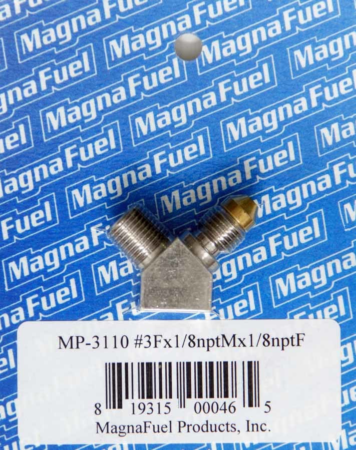 Jet Adapter Fitting - #3 x 1/8in x 1/8in w/Pill - MP3110