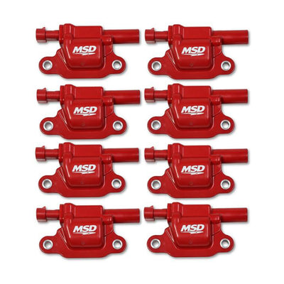 COILS RED SQU 14UP GM V8 8-PK