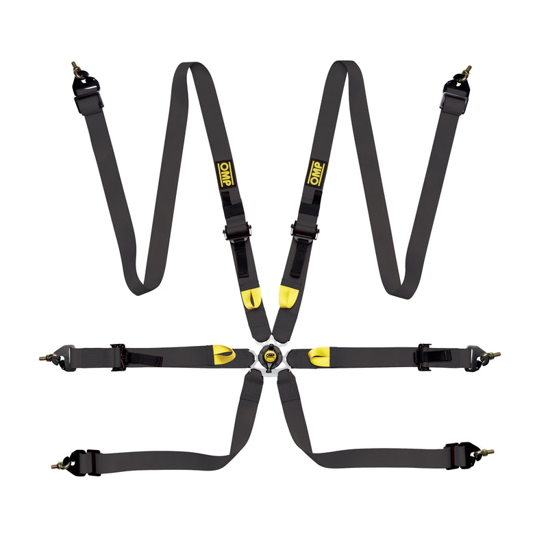 First 2 Harness Black Clip In 6 Point