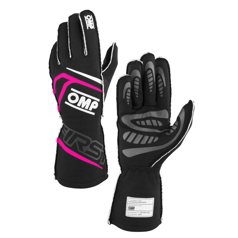 First Gloves Fia 8856-20 18 MY2025 Black / Fuchsi - IB00776B01277M