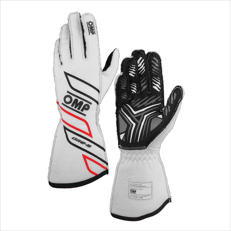 ONE-S GLOVES my2025 FIA 8856-2018 WHITE SZ. L - IB00778A01020L