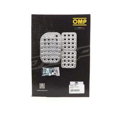 3 Pedal Set Sandblasted Aluminum - OA01863