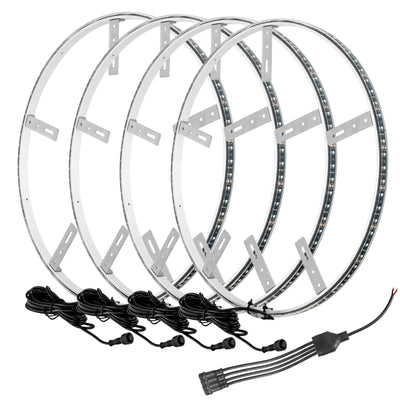 LED Light Wheel Rings ColorSHIFT - 4215332