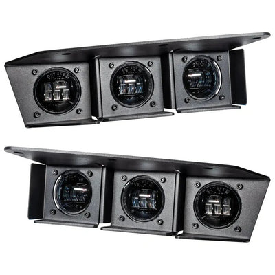 21-26 Bronco Fog Light Kit Triple LED Amber - 5890005