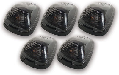 5 Piece Cab Roof Light Kit Smoke - 20235S