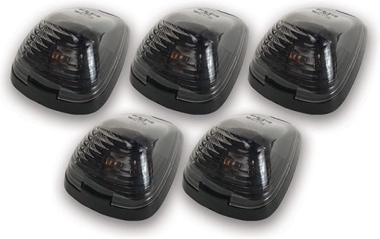 5 Piece Cab Roof Light Kit Smoke - 20235S