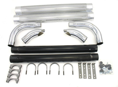 SIDE EXHAUST CHROME 80