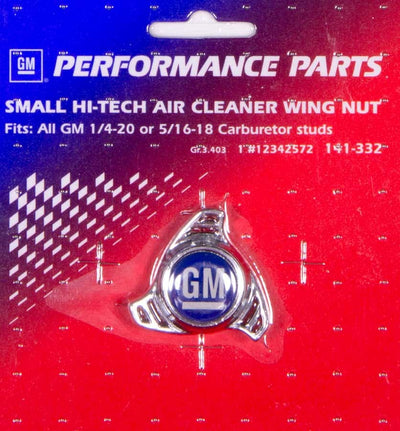 Air Cleaner Center Nut- Small Hi Tech GM Logo - 141332