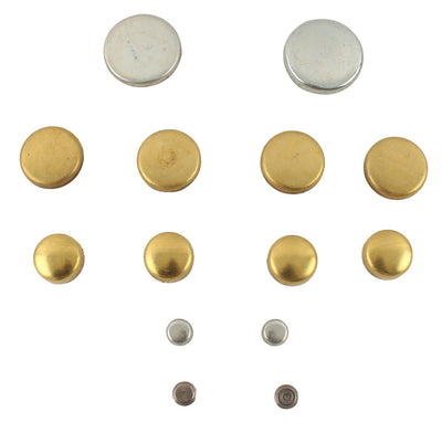 Buick V6 Freeze Plug Kit Brass 3.2L/3.8L/4.1L - PE137BR