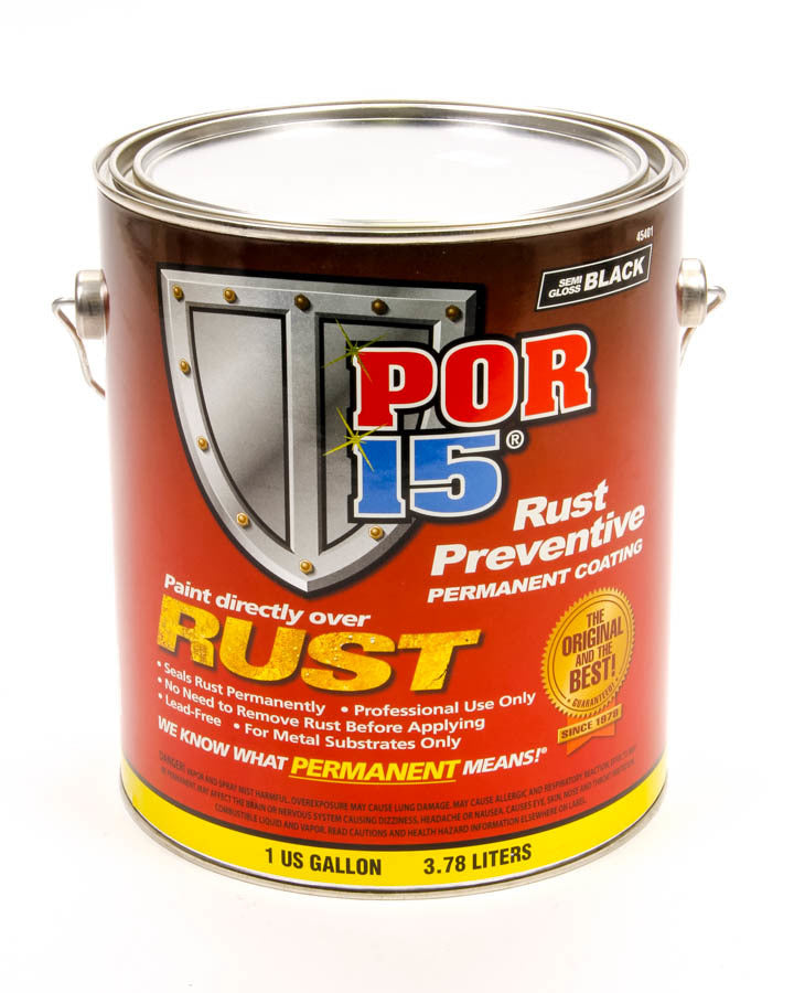 POR-15 Semi-Gloss Black Gallon - 45401
